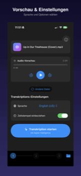 Vorschau & Einstellungen